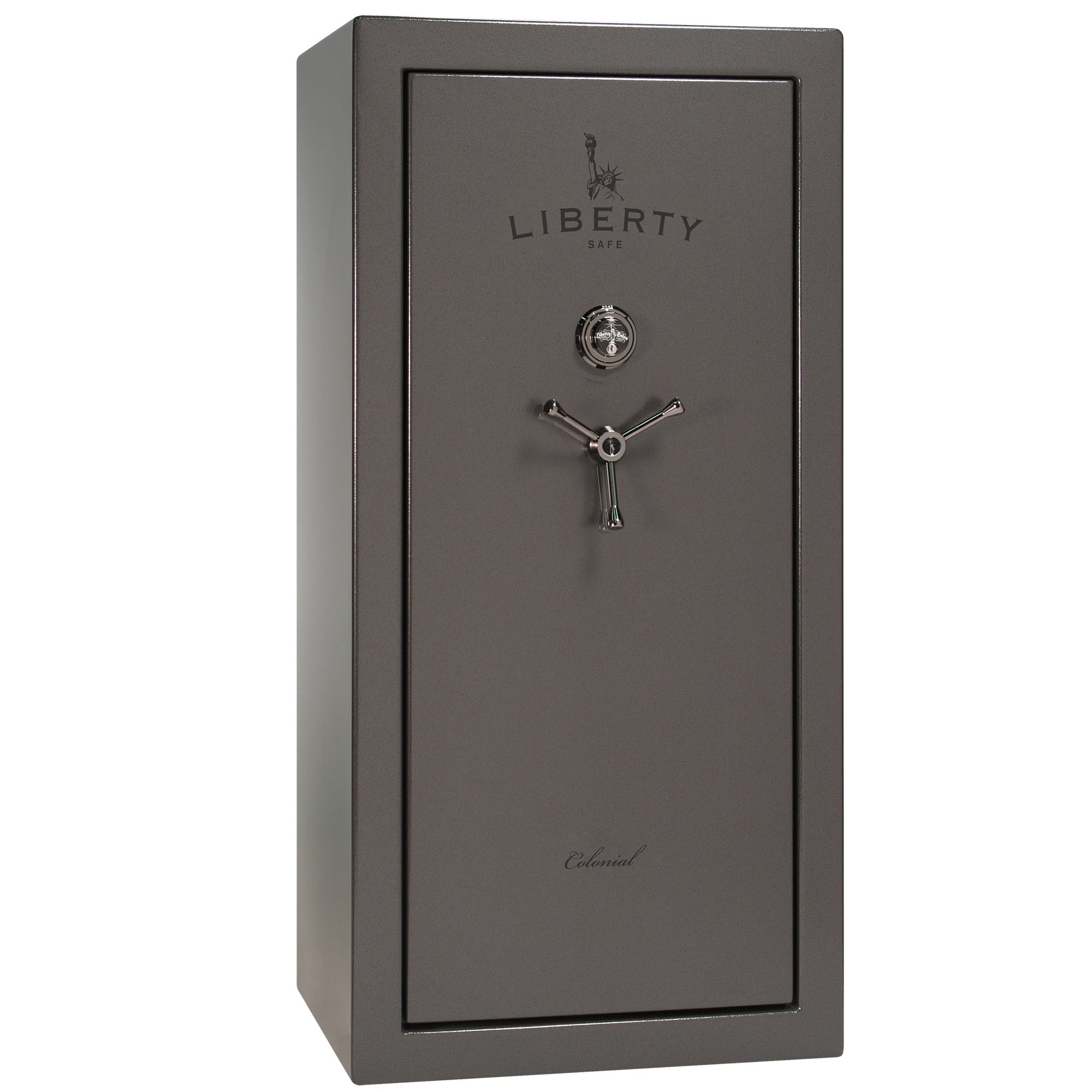 Colonial Series | Level 4 Security | 75 Minute Fire Protection | 23 PRO FLEX | DIMENSIONS: 60.5"(H) X 30"(W) X 22"(D*) | Gray Gloss | Mechanical Lock - Closed