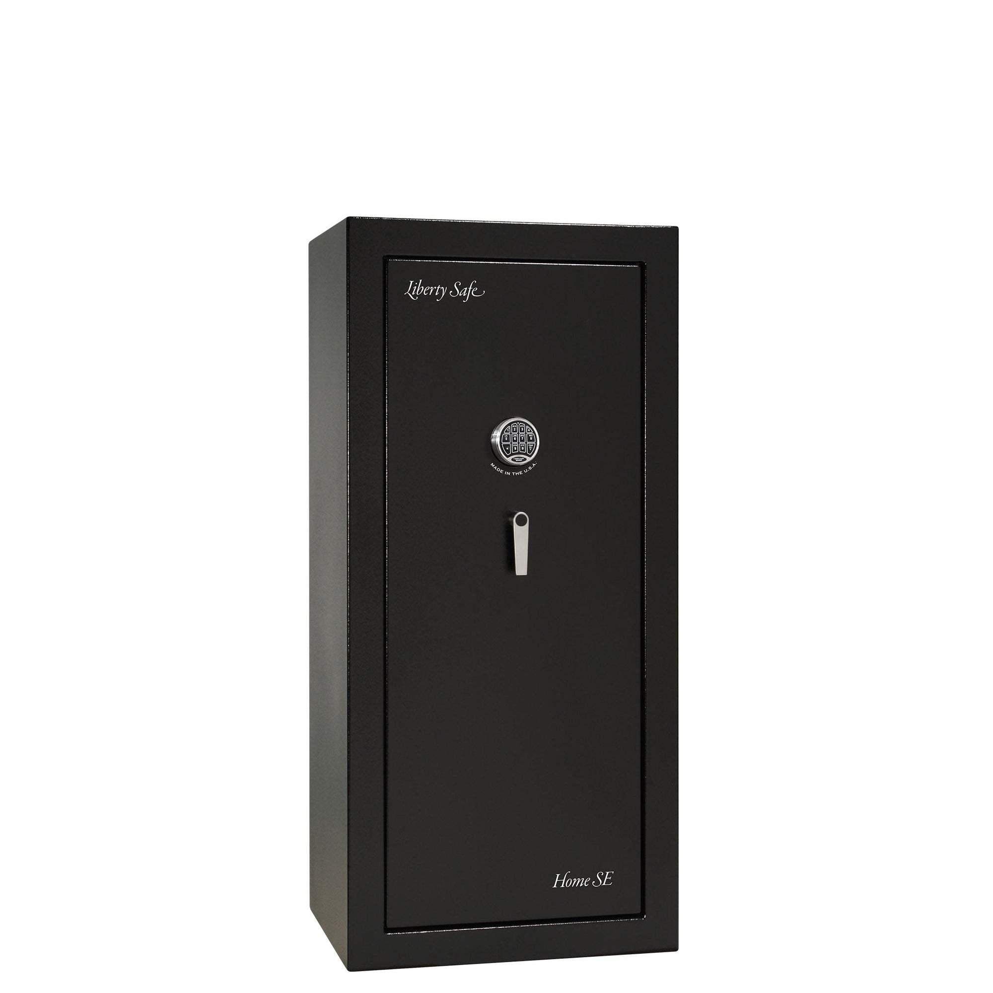 Home SE | Home Series 20 | Level 4 Security | 90 Minute Fire Protection | Dimensions: 60.5"(H) x 28"(W) x 20"(D) | Textured Black - Closed Door