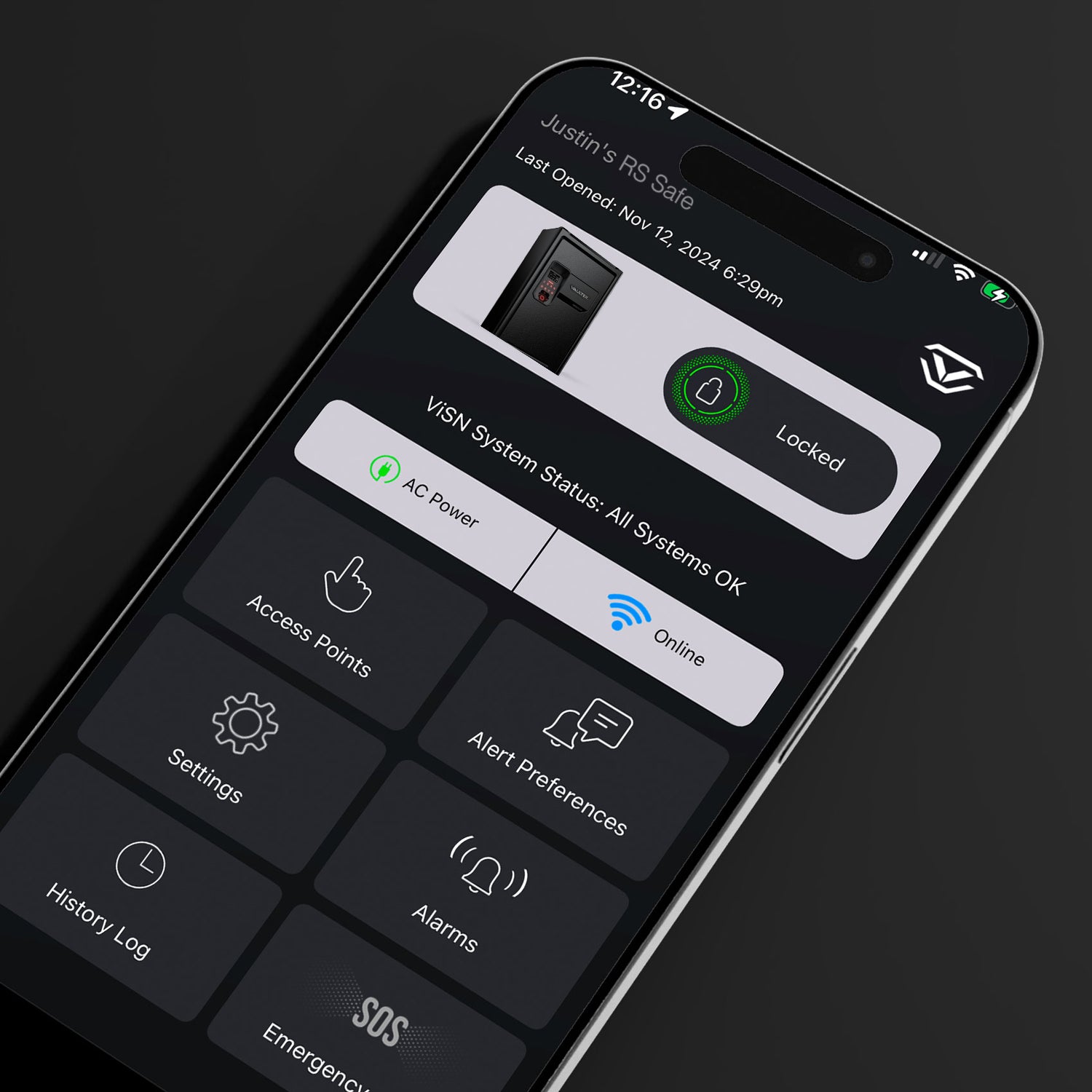 ViSN Biometric 500 Series Rifle Safe