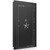 Vault Door Series | Out-Swing | Right  Hinge | Black Gloss | Electronic Lock - closed
