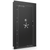 Vault Door Series | Out-Swing | Left  Hinge | Black Gloss | Mechanical Lock - closed