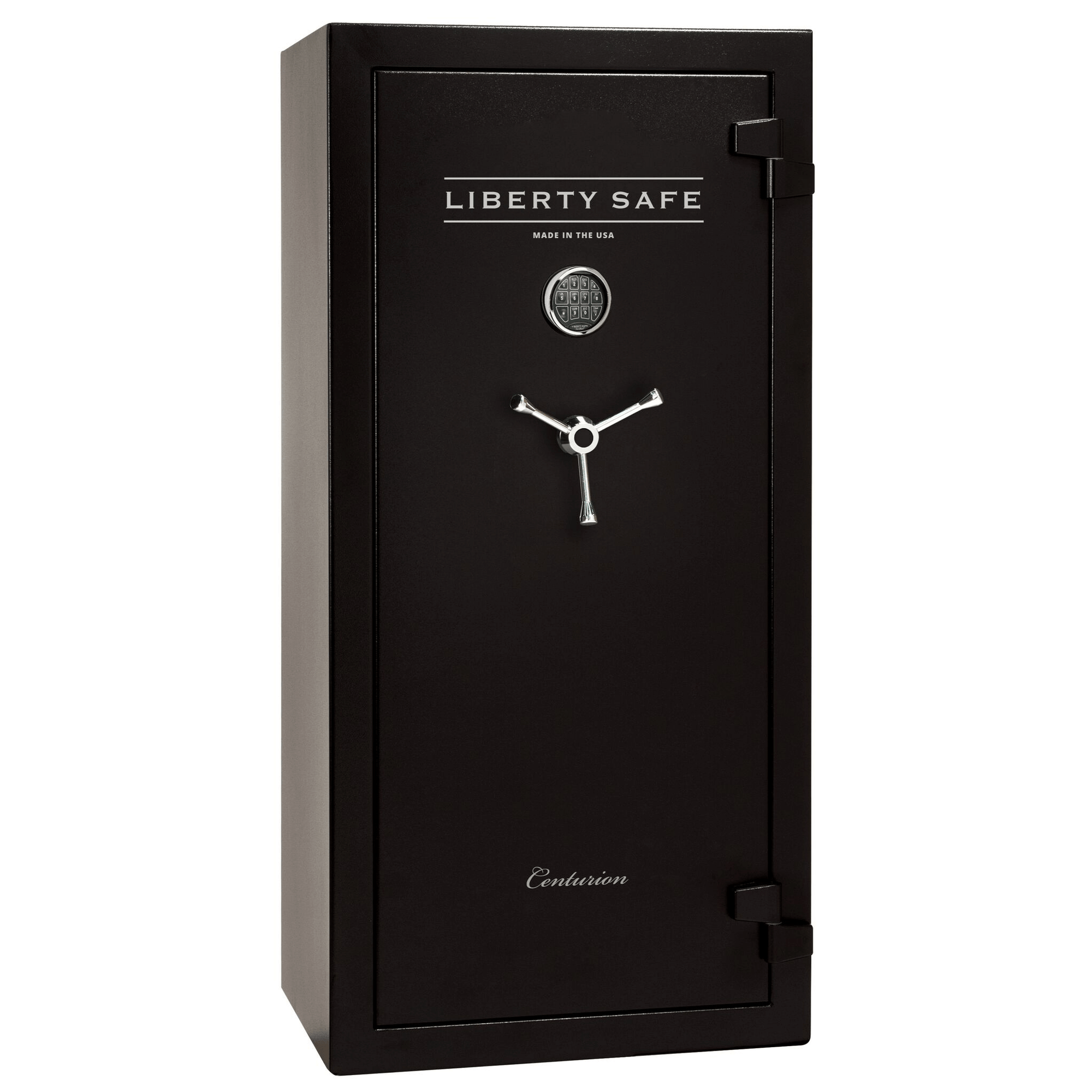 Centurion DLX Series | Level 1 Security | 40 Minute Fire Protection | Black | Chrome | Elock