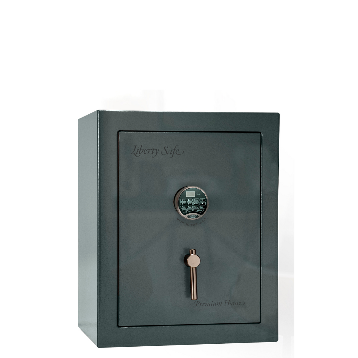 Premium Home Series | Level 7 Security | 2 Hour Fire Protection | 08 | Dimensions: 30&quot;(H) x 24&quot;(W) x 20.25&quot;(D) | Forest Mist Gloss - Closed Door